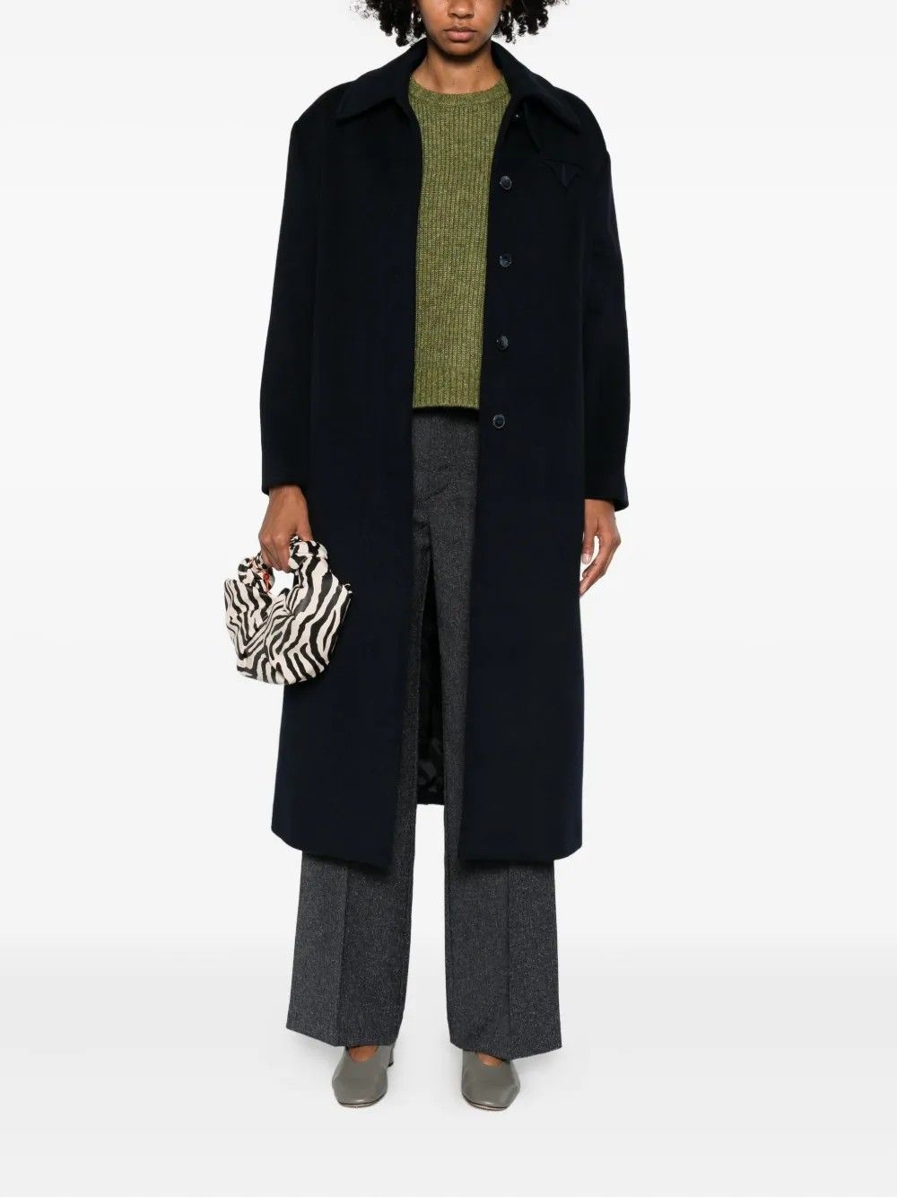 COAT #DARK BLUE RAME Capispalla MFCAP05 TWL0334