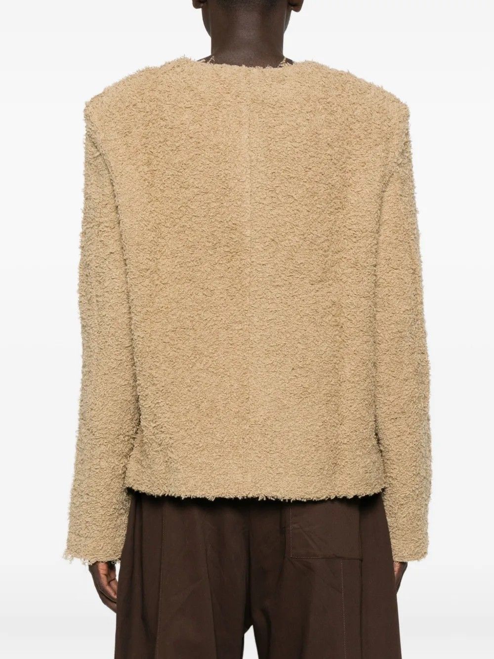 DI:NAN SWEATER #TUSSAH SLUBBY BEIGE SEFR Maglieria MFW25DIGNANTUS