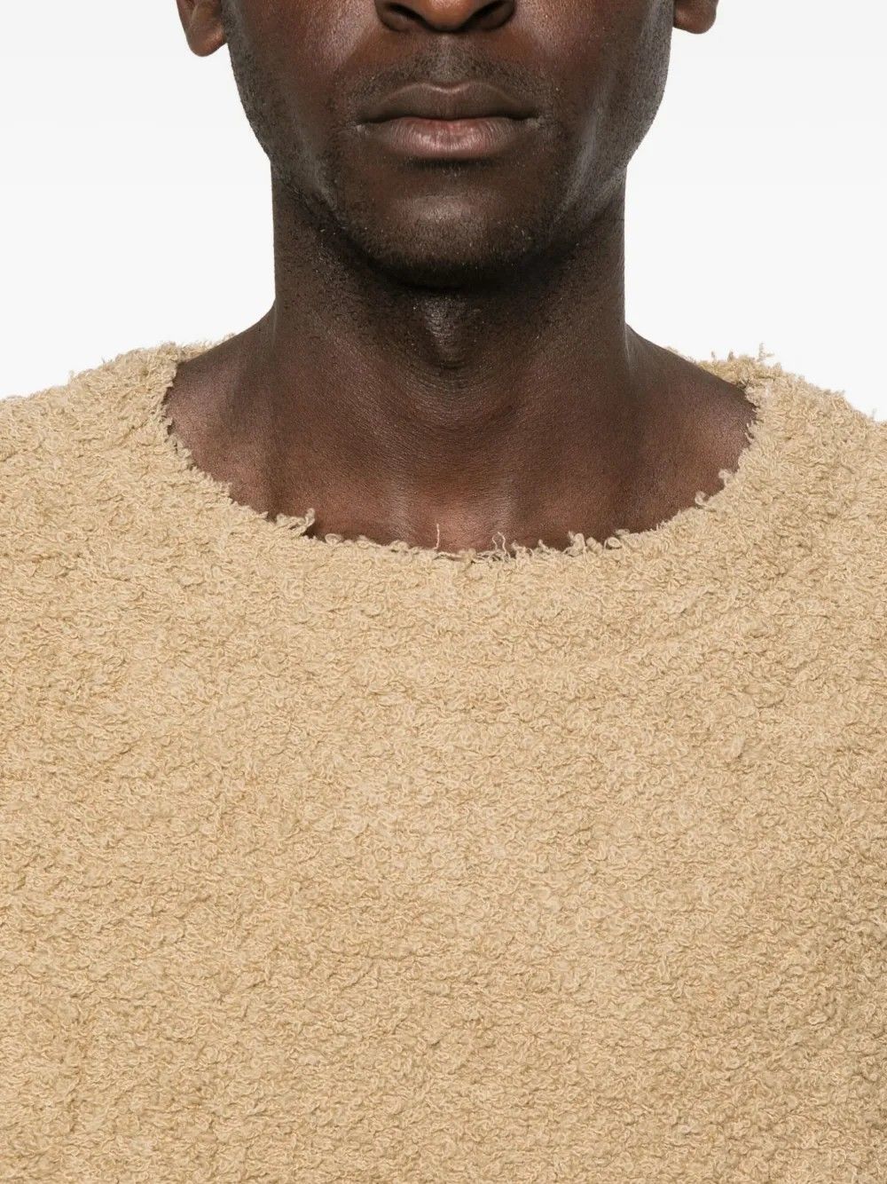 DI:NAN SWEATER #TUSSAH SLUBBY BEIGE SEFR Maglieria MFW25DIGNANTUS