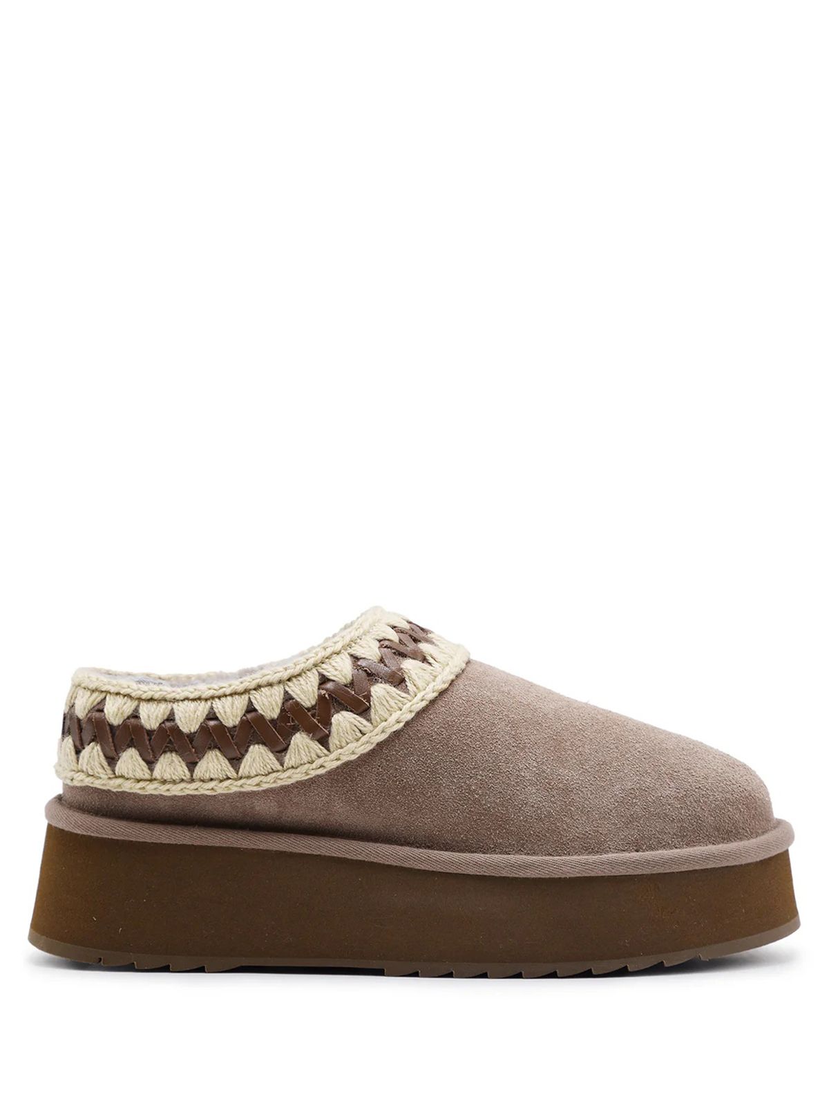 PLATFORM CLOG SUEDE LEATHER ST #SAV MOU Shoes MU.FW681009A