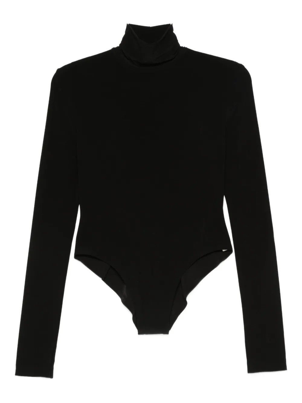 LONG SLEEVE TURTLE OPEN BACK BODYSUIT #BLACK NORMA KAMALI Top KK321BPL205001
