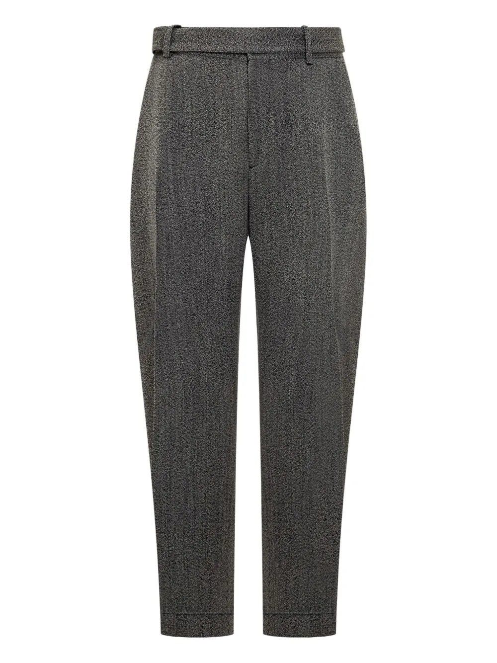 BELTED PANT #BLACK/WHITE STUDIO NICHOLSON Trousers VITAL SNM 1279