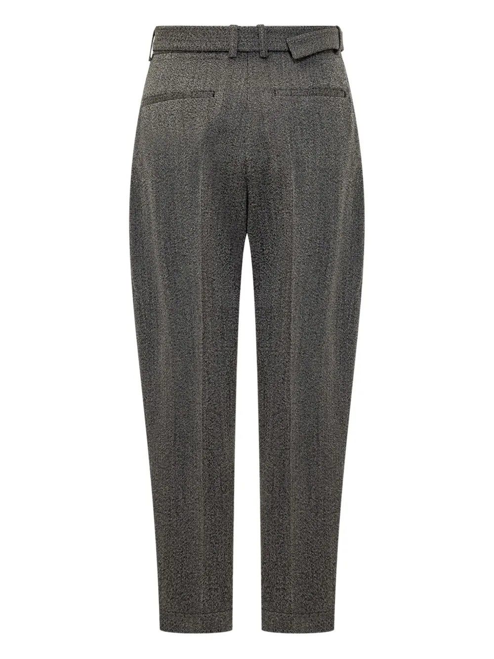 BELTED PANT #BLACK/WHITE STUDIO NICHOLSON Trousers VITAL SNM 1279