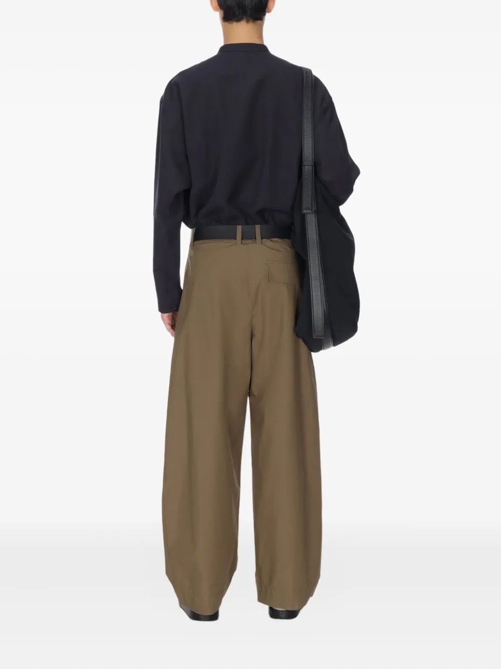 GRANDAD COLLAR SHIRT #PEWTER STUDIO NICHOLSON Shirt KARST SNM 1426