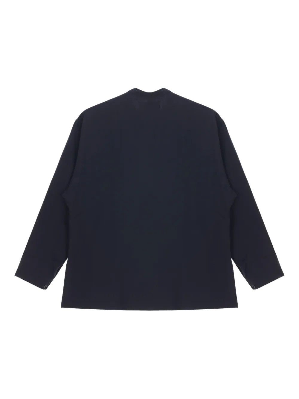 GRANDAD COLLAR SHIRT #PEWTER STUDIO NICHOLSON Shirt KARST SNM 1426