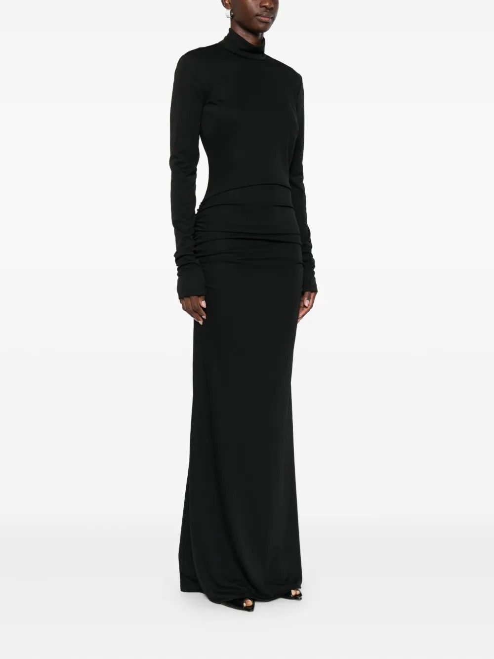 LONG DRESS FLEUR BLACK #20336 ANIYE BY Dress 181296