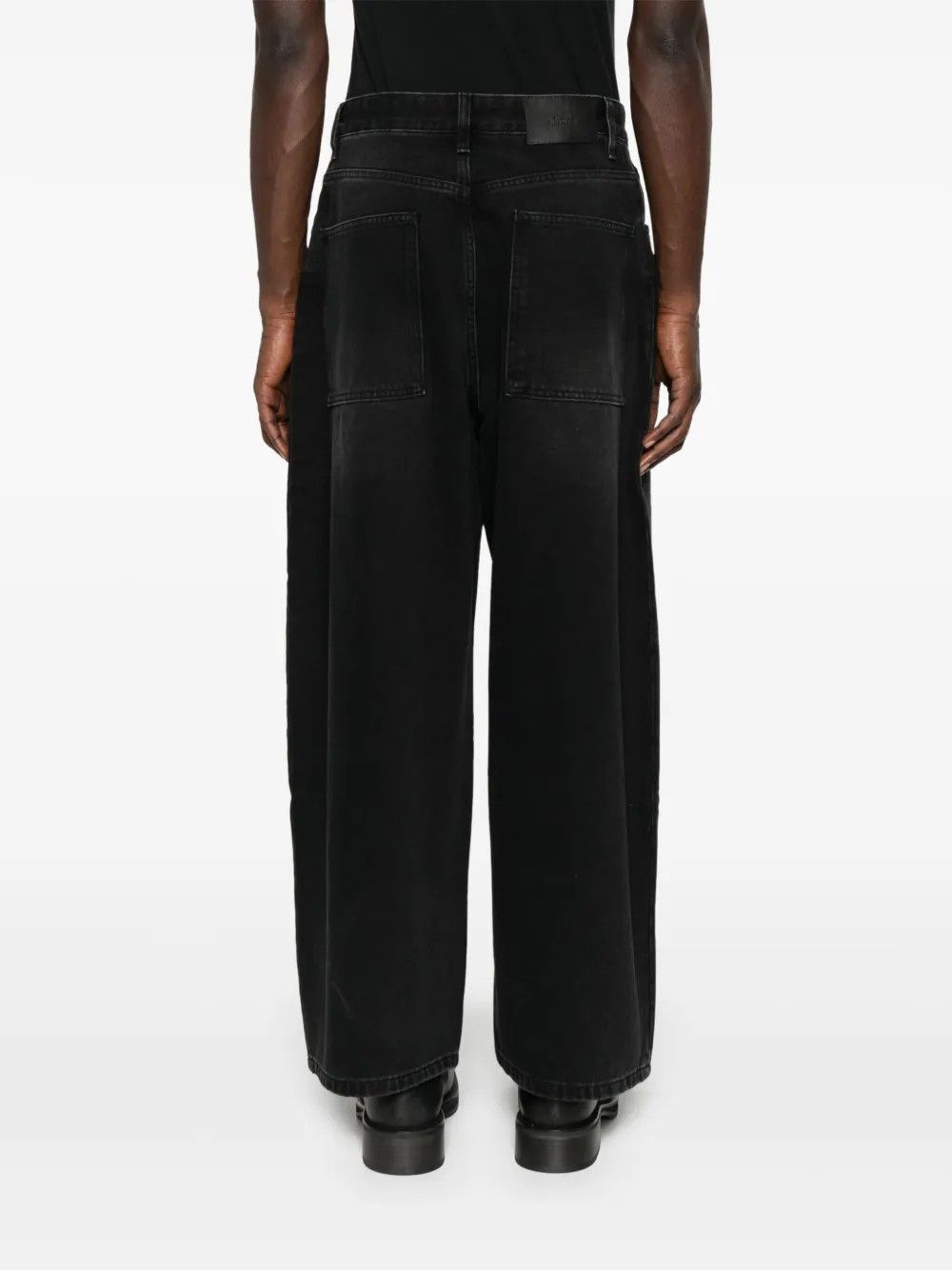 VOLUME JEAN #WASHED BLACK STUDIO NICHOLSON Trousers PAOLO SNM 1023