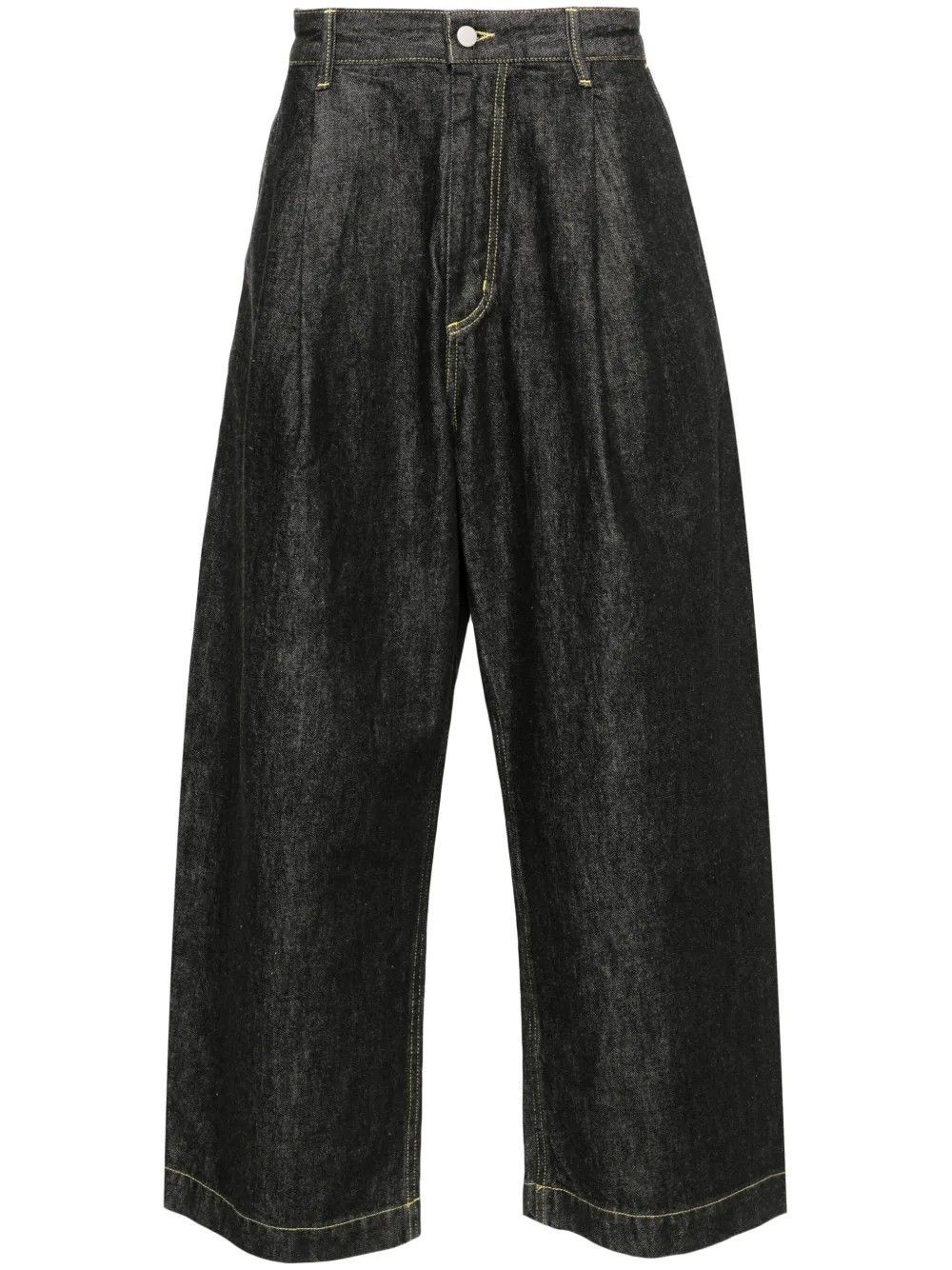 SINGLE PLEAT PANT #BLACK STUDIO NICHOLSON Jeans PUCH SNM 1244