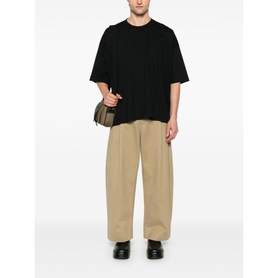 BRANDED SHORT SLEEVE T SHIRT #BLACK STUDIO NICHOLSON T-shirt PIU SNM 1327