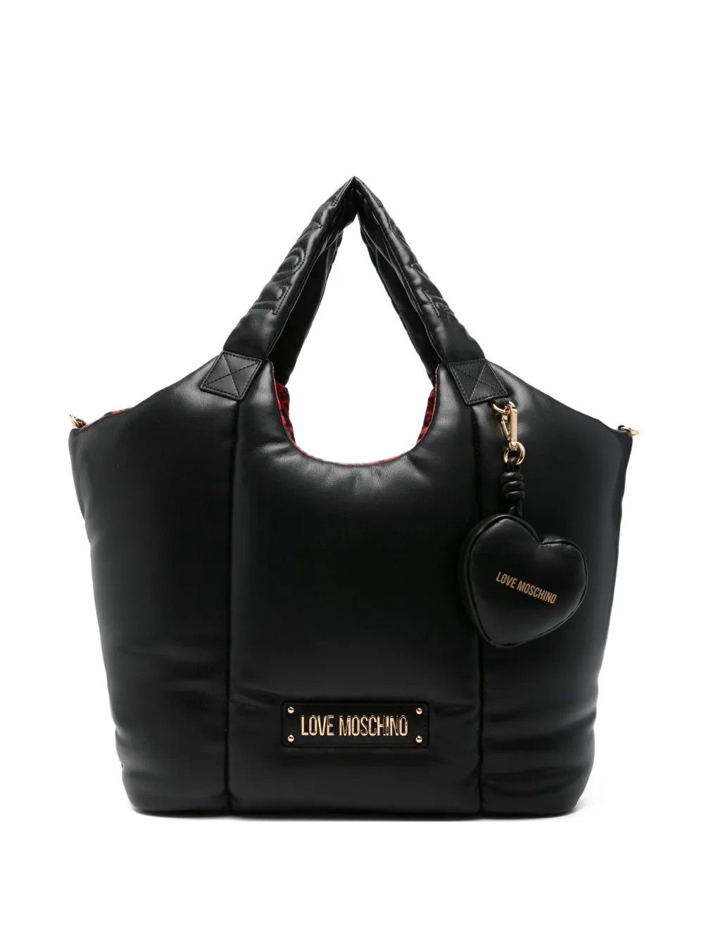 BORSA PU+PRINTED PU NERO+ROSSO #00A LOVE MOSCHINO Borse JC4321PP0NKM100A