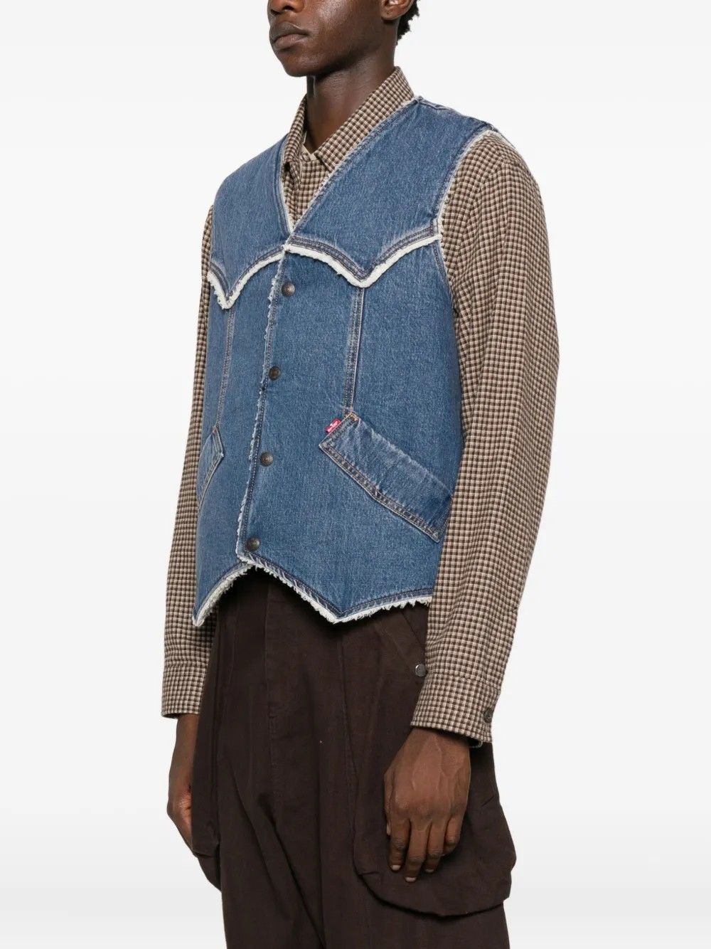 WESTERN DENIM SHERP VEST SKY DESERT #BLU LEVI'S Outerwear 003KC 0000