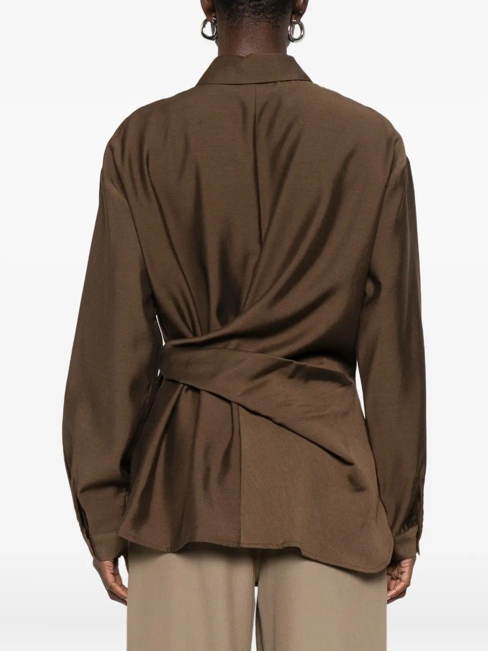 CAMICIA #MARRONE ELEH Camicie 250179