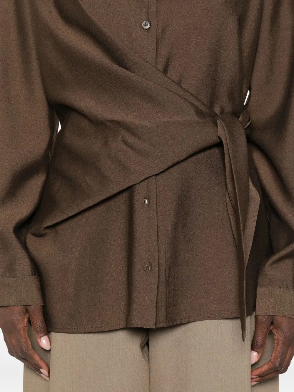 CAMICIA #MARRONE ELEH Camicie 250179