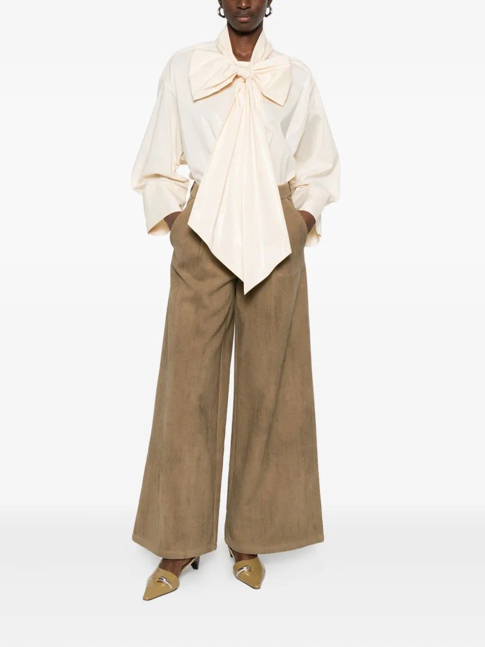 PANTALONE #VERDE ELEH Pantaloni 250122