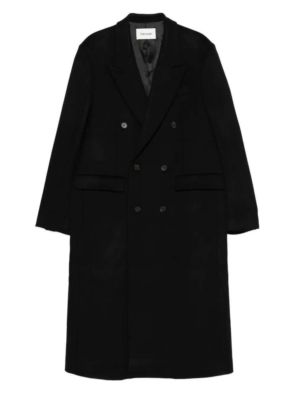 WOOL AND CASHMERE DOUBLE #BLACK TONYWACK Outerwear BE34CT05