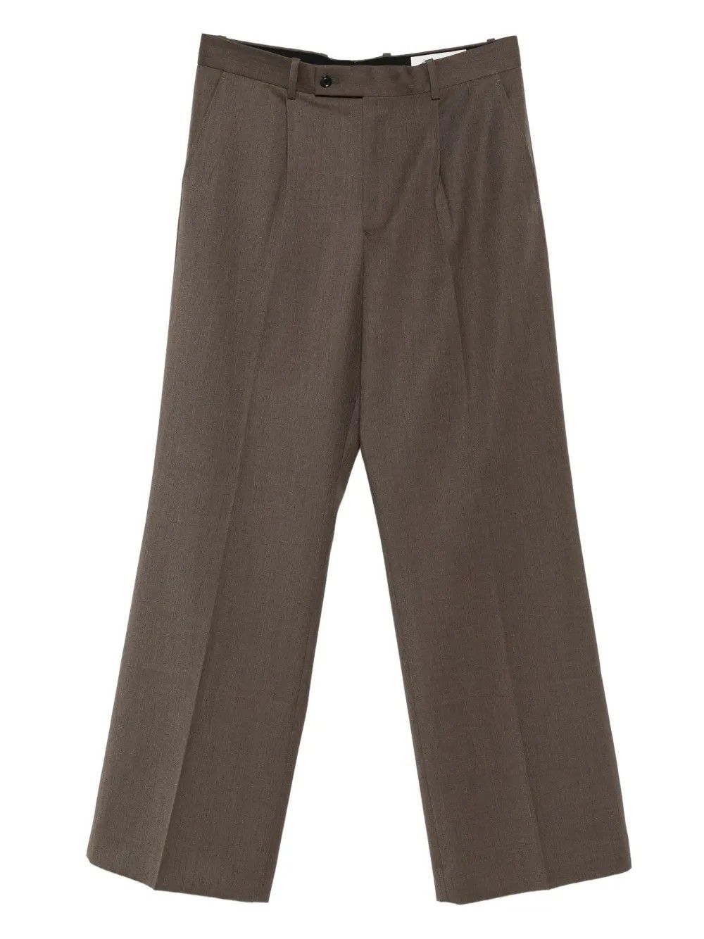 MELANGE WOOL WIDE-LEG #HAZELNUT TONYWACK Trousers BE34PT11