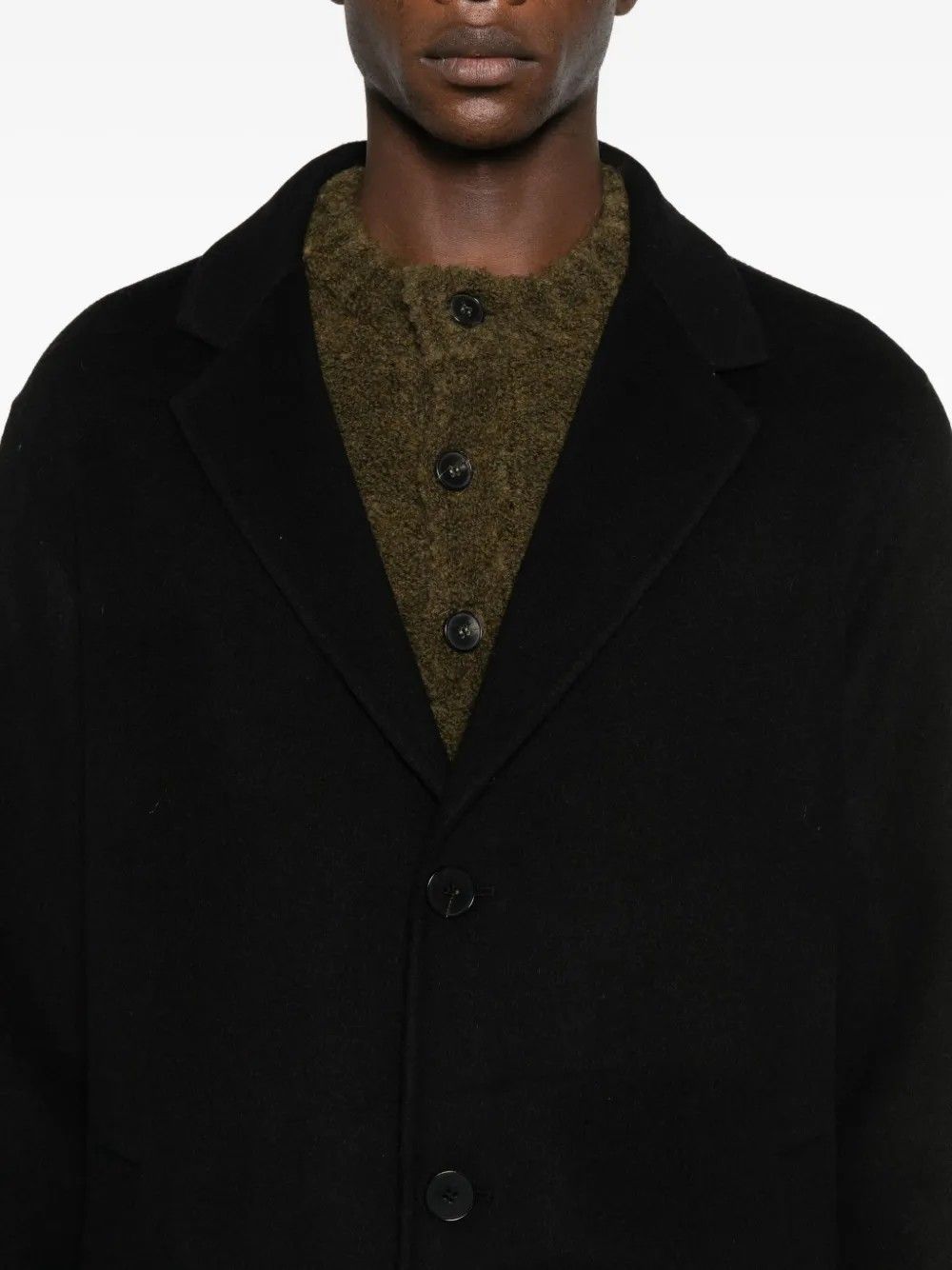 CAPPOTTO #NERO AMARANTO Outerwear B6F0022