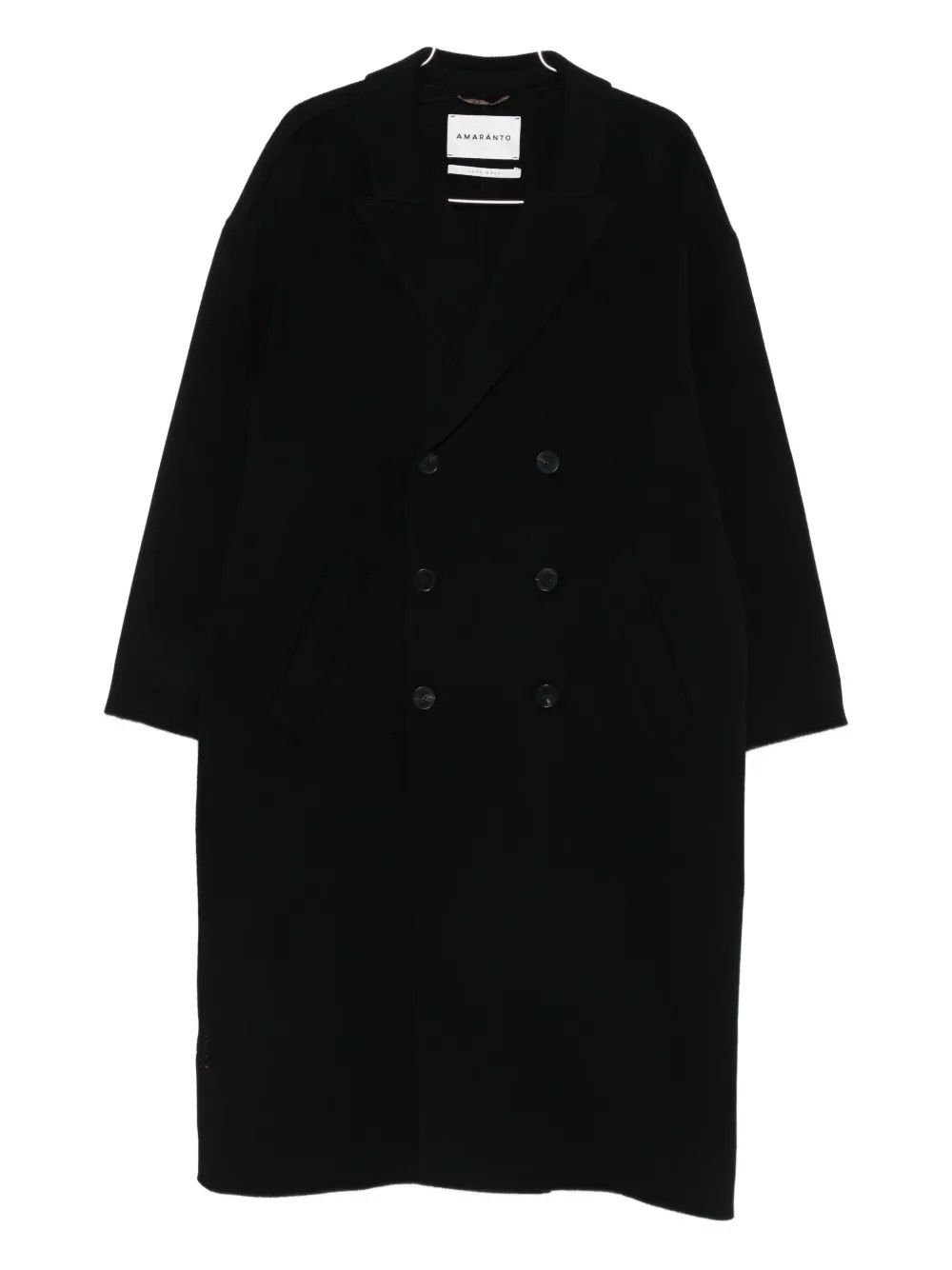 CAPPOTTO #NERO AMARANTO Outerwear B6F0026