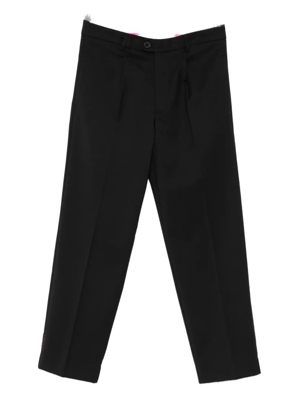 PANTALONE #NERO AMARANTO Trousers B6F0023