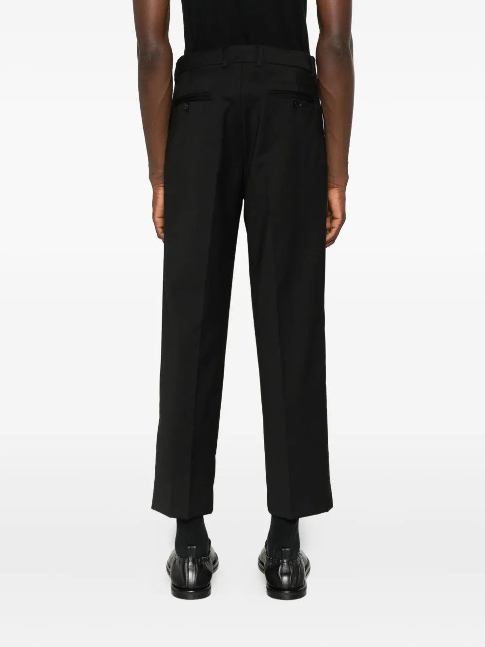 PANTALONE #NERO AMARANTO Trousers B6F0023