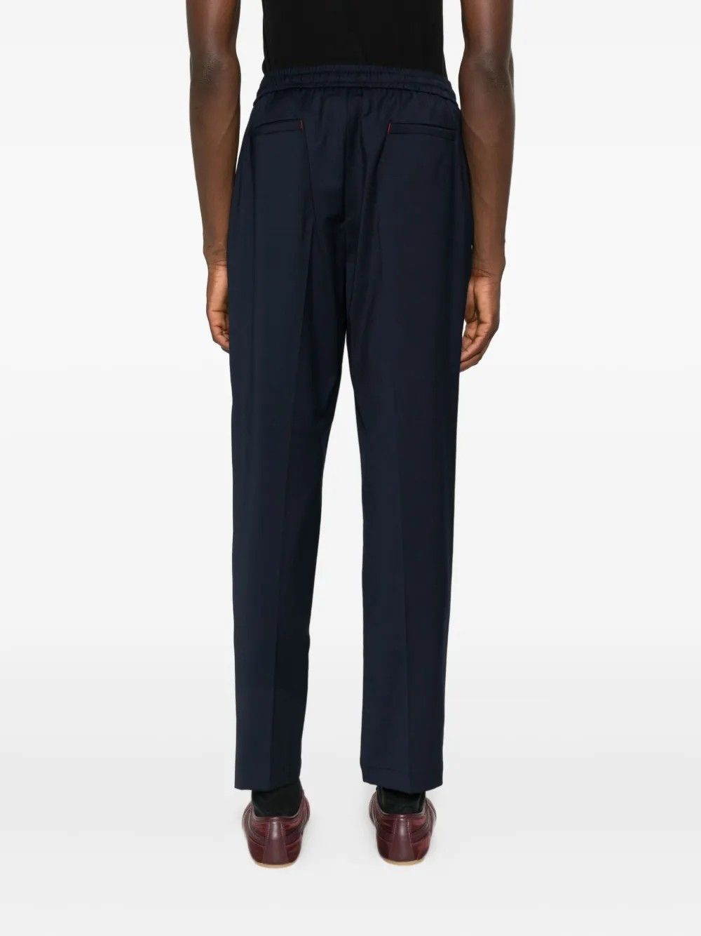 PANTALONE #NAVY AMARANTO Trousers B6F0036