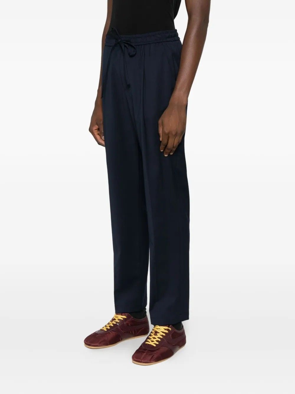 PANTALONE #NAVY AMARANTO Trousers B6F0036