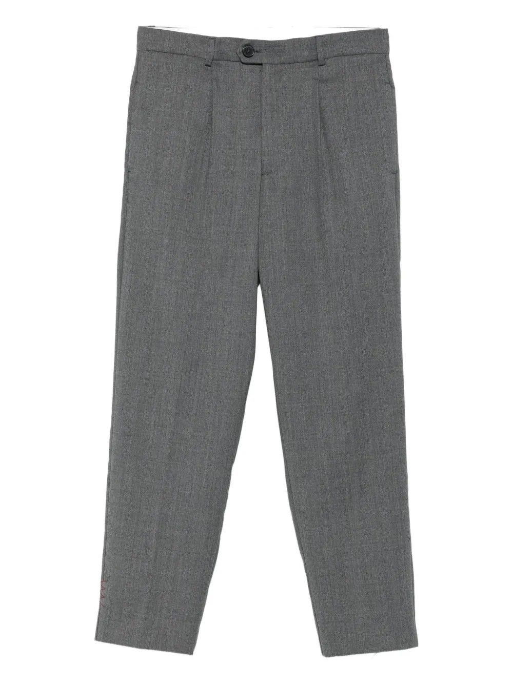 PANTALONE #ANTRACITE AMARANTO Trousers B6F0023