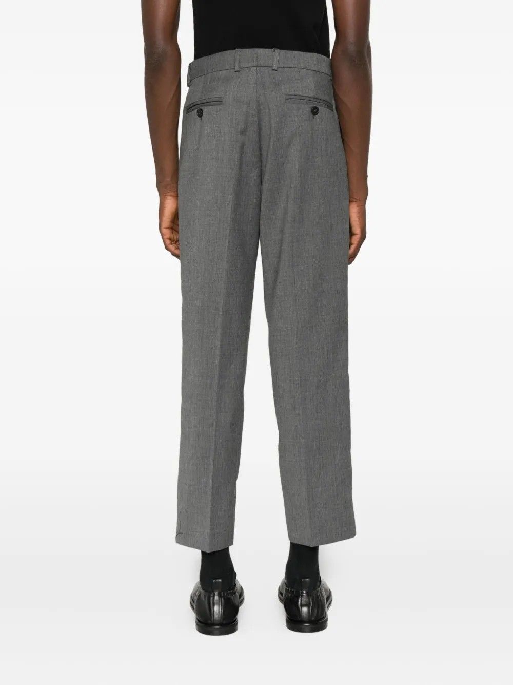 PANTALONE #ANTRACITE AMARANTO Trousers B6F0023