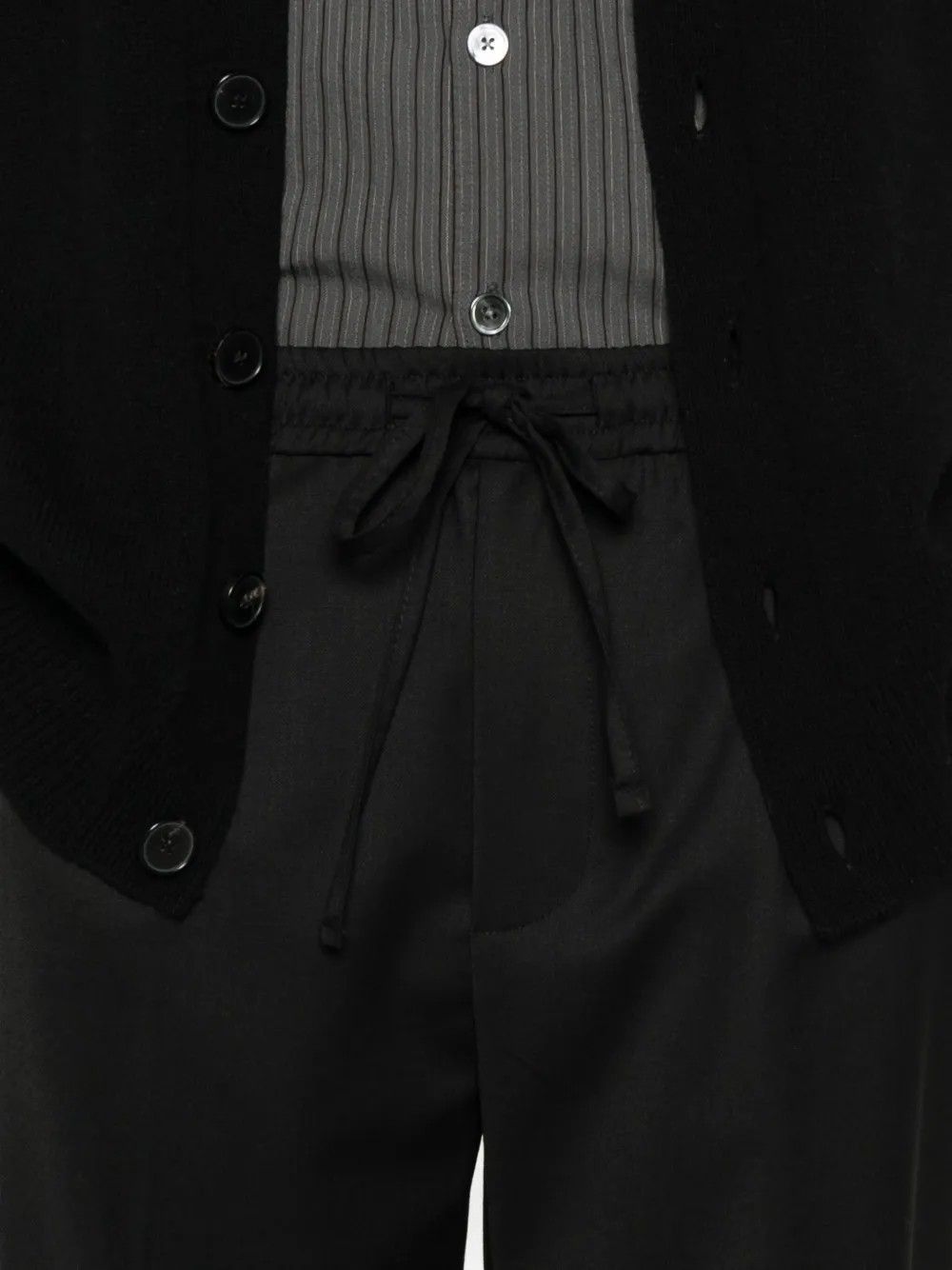 PANTALONE #NERO AMARANTO Trousers B6F0036