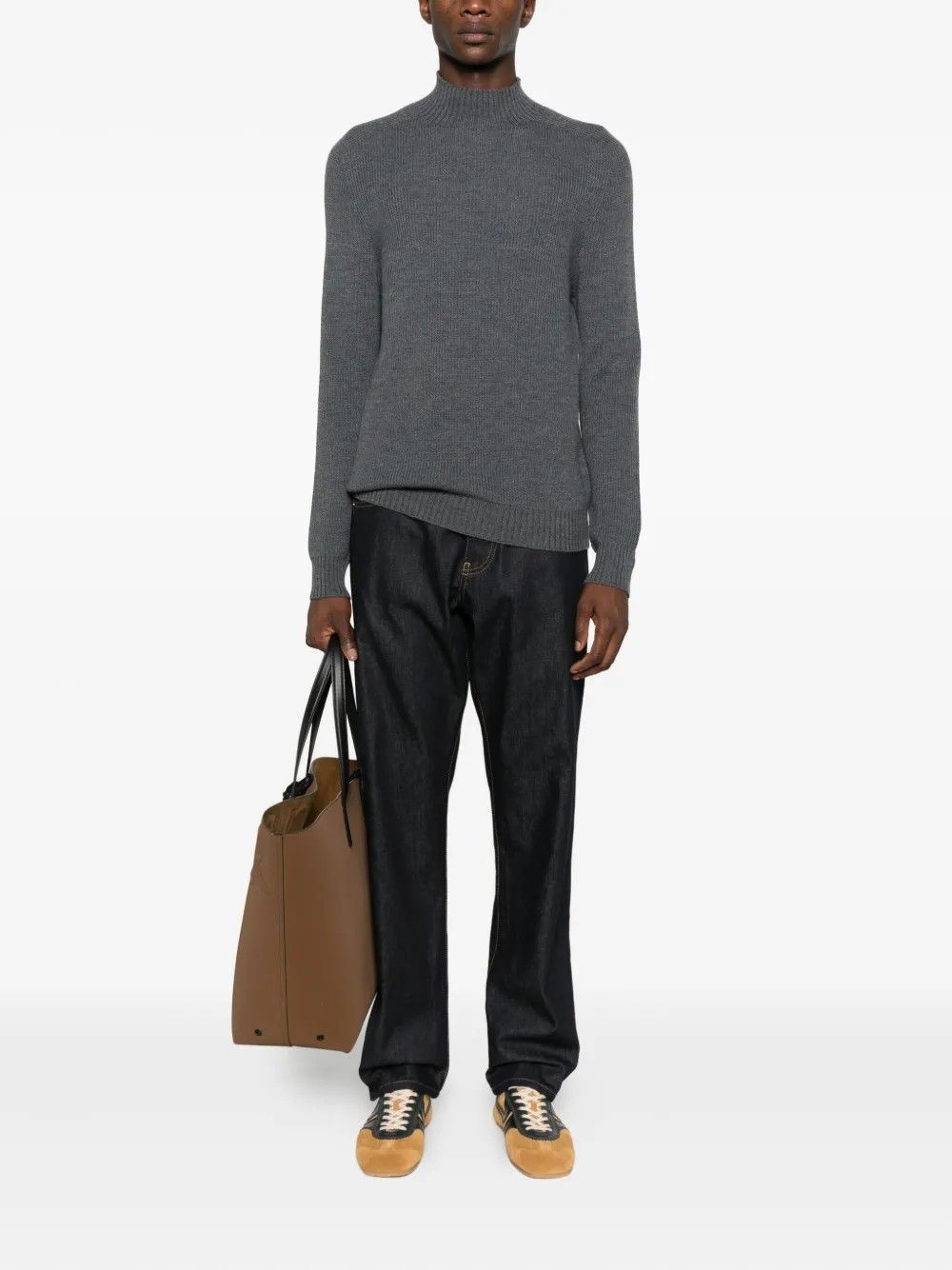 PANTALONE #DENIM RAW AMARANTO Trousers B6F0058