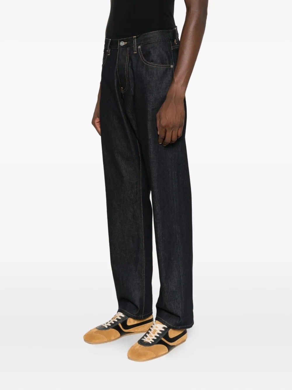 PANTALONE #DENIM RAW AMARANTO Trousers B6F0058