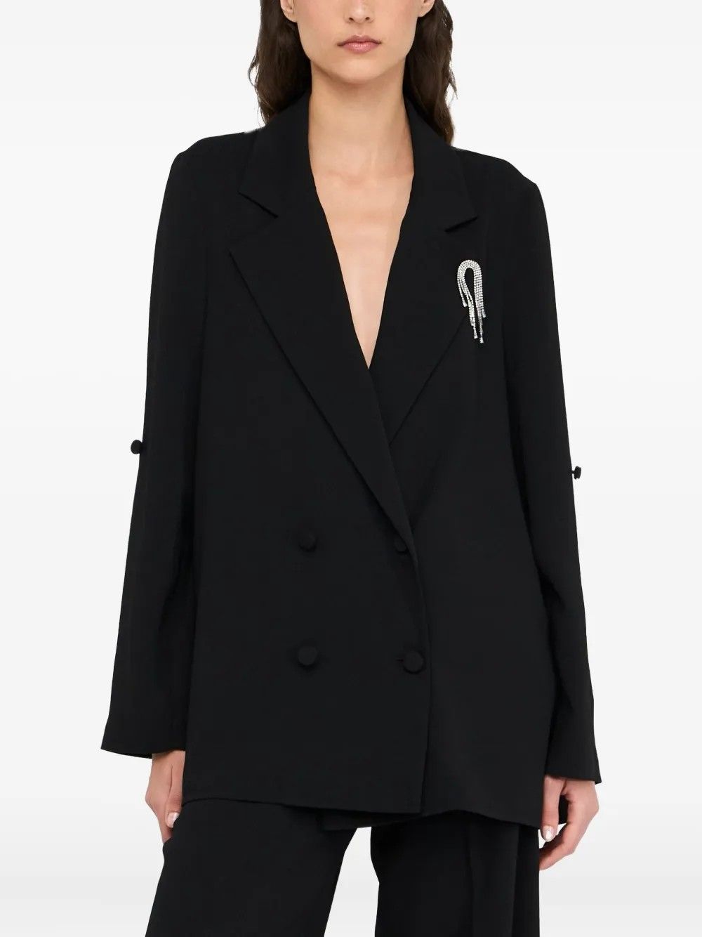 ECS BLAZER DESTRUTTURATO NERO #22222 LIU JO Outerwear CF5127TS111 22222