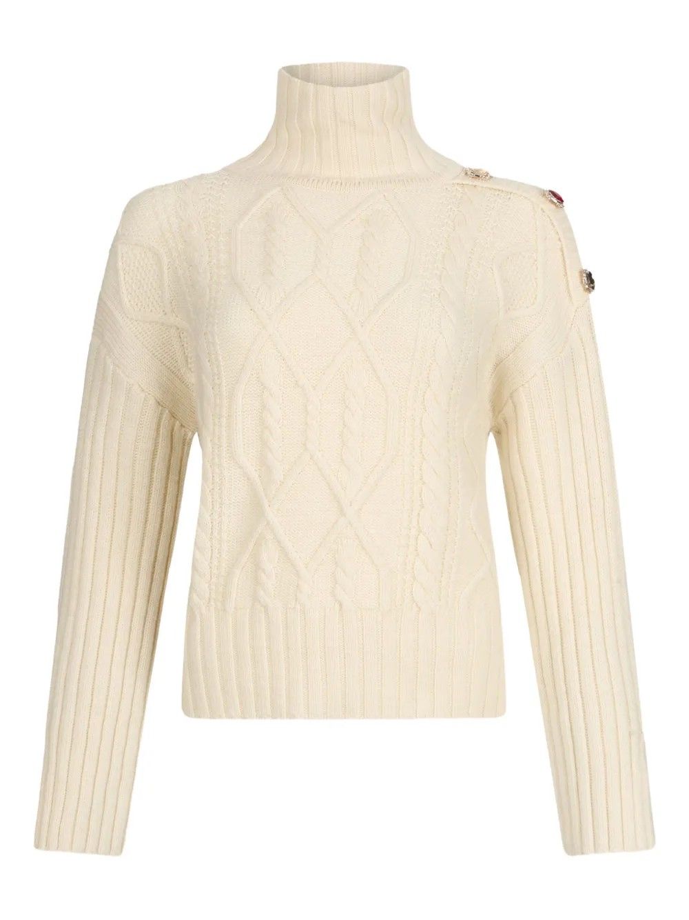 ECS MAGLIA CHIUSA M/L NATURALE #20304 LIU JO Maglieria MF5425MS040 20304