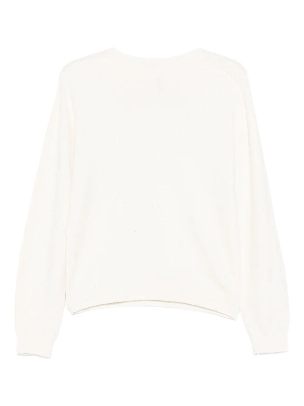 MAGLIA CHIUSA M/L BIANCO LANA MET. #W9167 LIU JO Jersey MF5483MA27R W9167