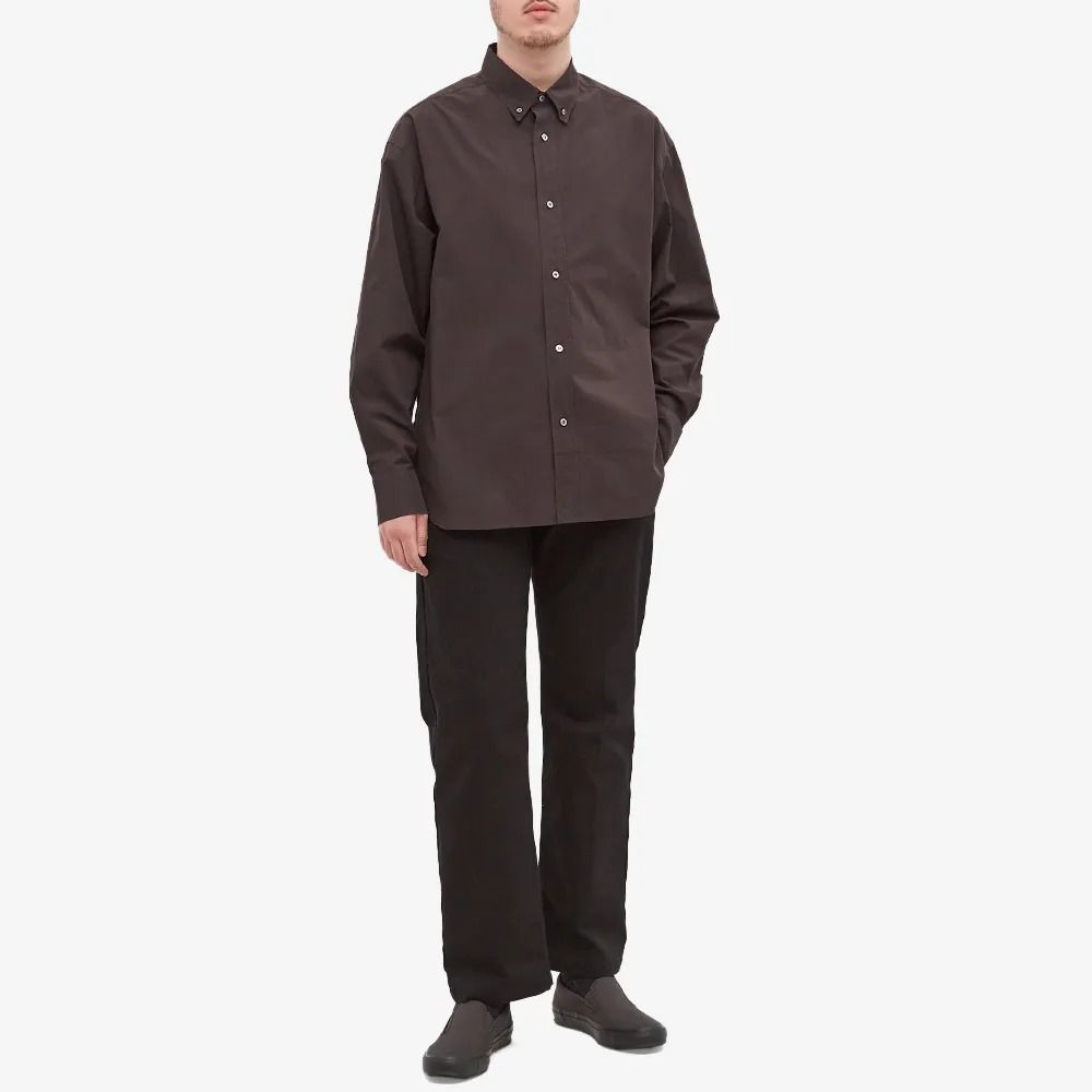 CLASSIC BUTTON DOWN SHIRT #TOBACCO STUDIO NICHOLSON Shirt JUDE SNM 884