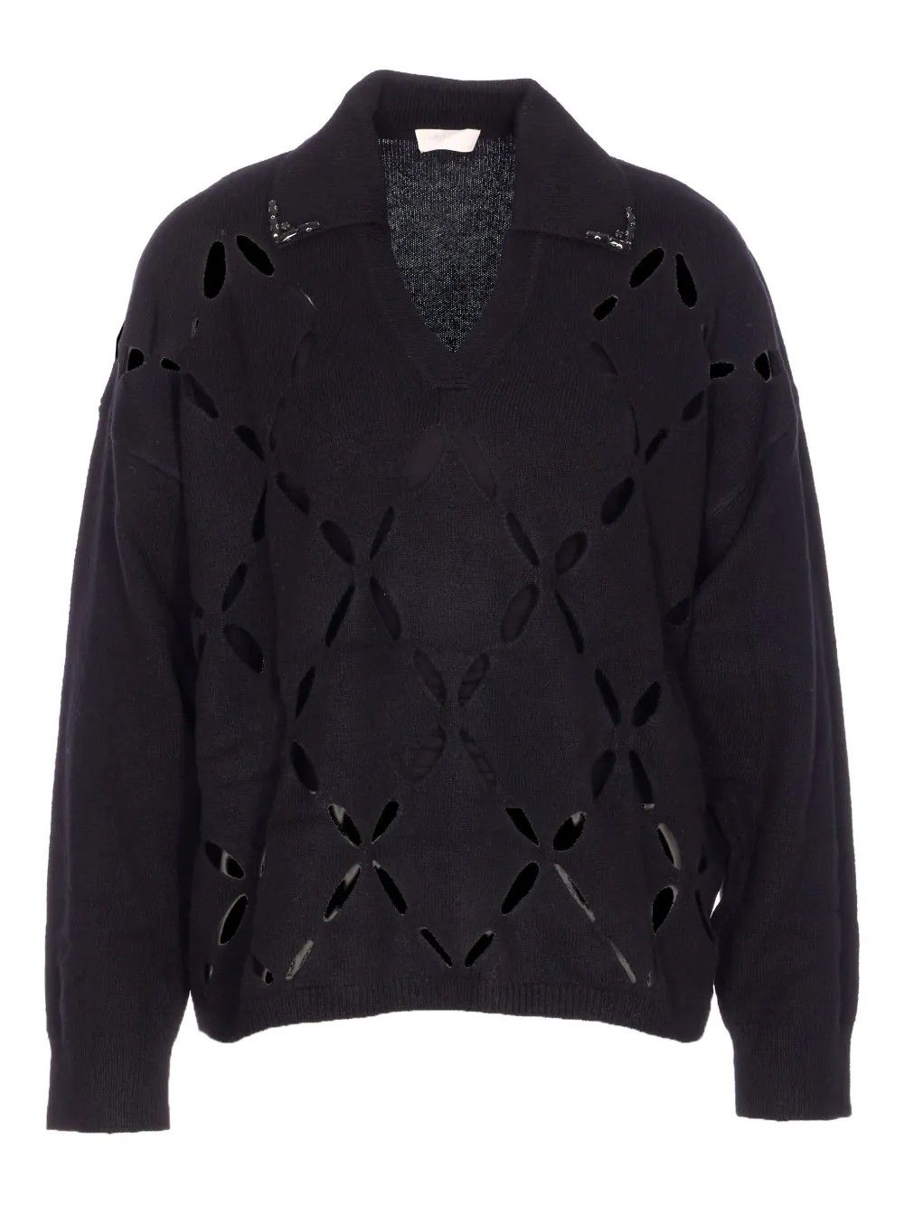 ECS MAGLIA CHIUSA M/L NERO #22222 LIU JO Jersey MF5038MS009 22222