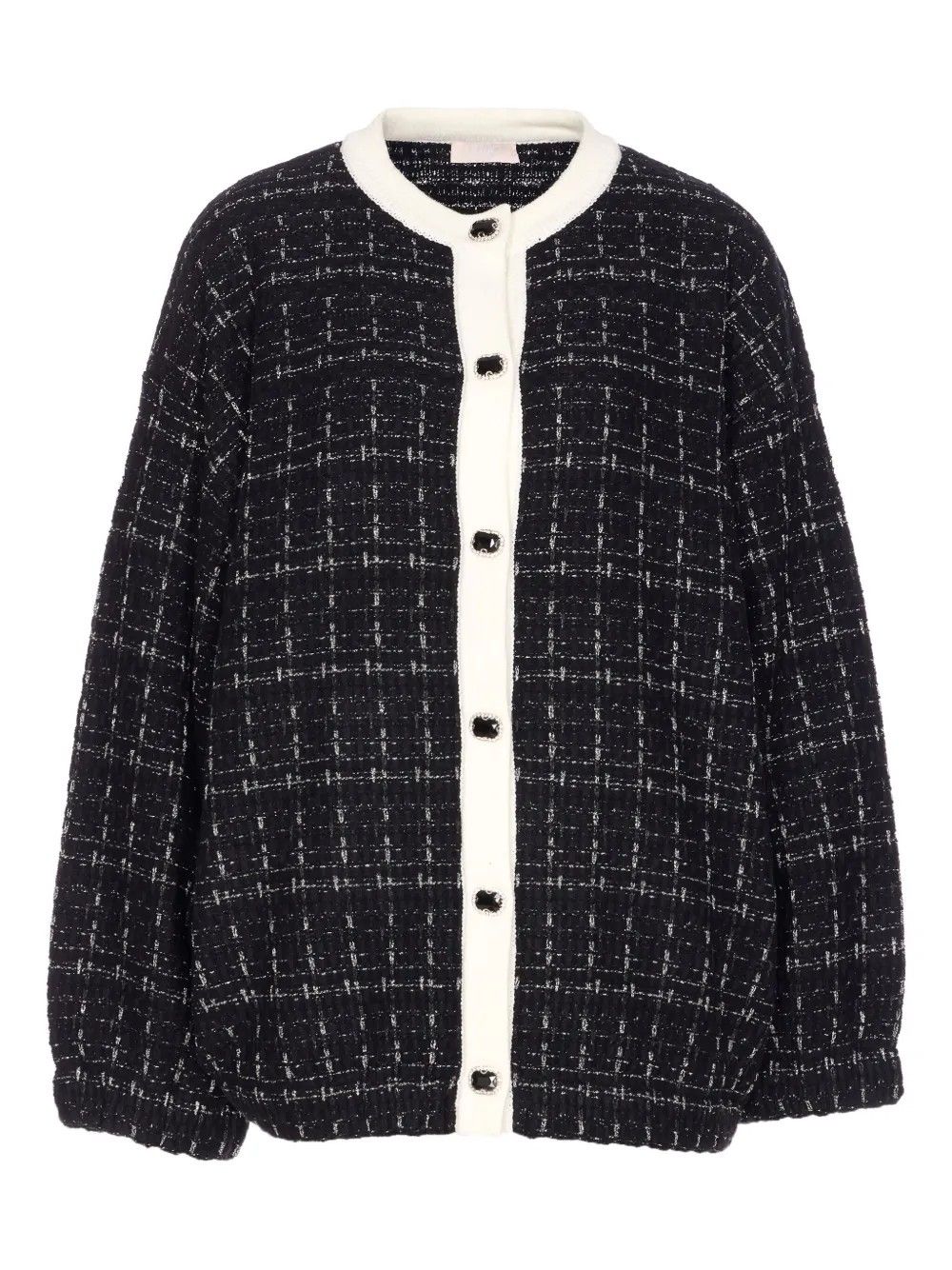 GIACCA MAGLIA BLACK METAL FANTASY #P9017 LIU JO Maglieria MF5370MA25R P9017