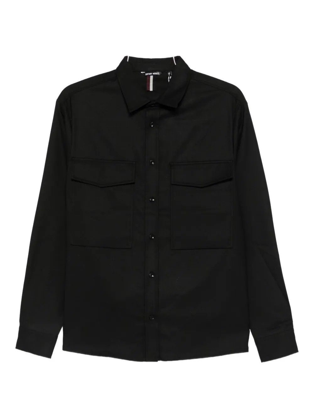 SHIRT RELAXED FIT IN TWILL NERO #9000 ANTONY MORATO Shirt MMSL00777 FA600285