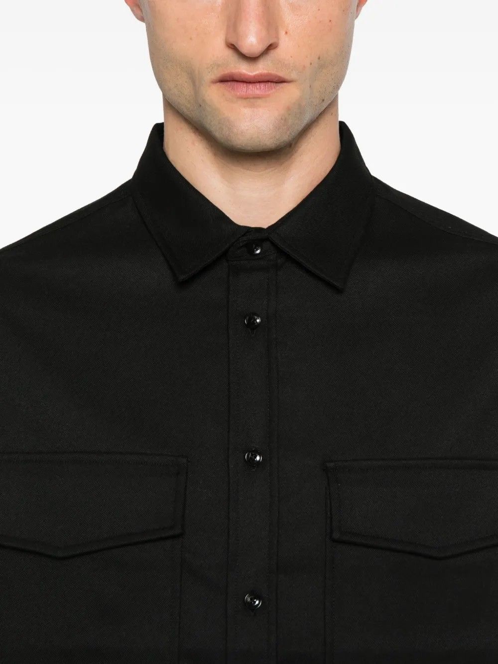 SHIRT RELAXED FIT IN TWILL NERO #9000 ANTONY MORATO Shirt MMSL00777 FA600285
