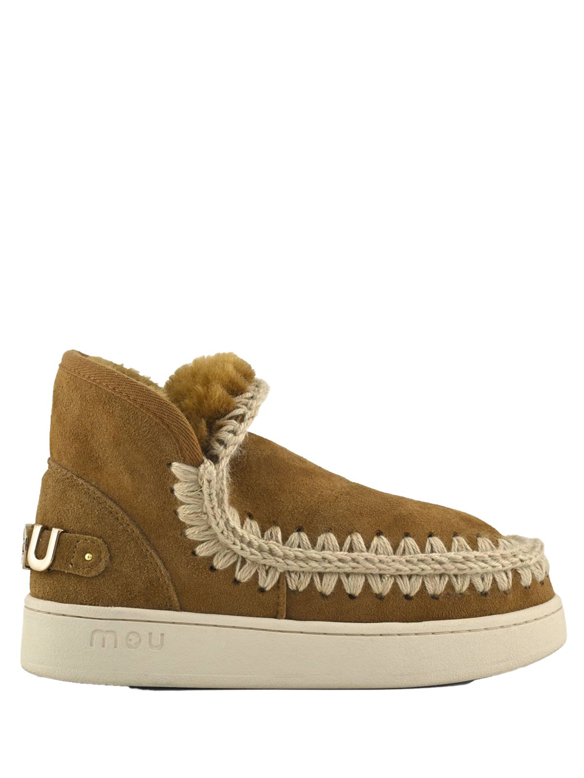 NEW ESKIMO SNEAKERS SUEDE LET #BROWN PEPPER MOU Shoes MU.FW741001A