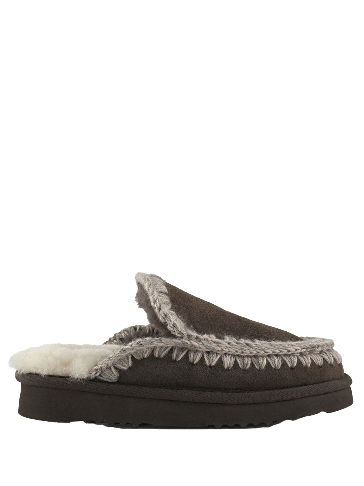ESKIMO SLIPPER #BROWN PEPPER MOU Shoes MU.FW101125A