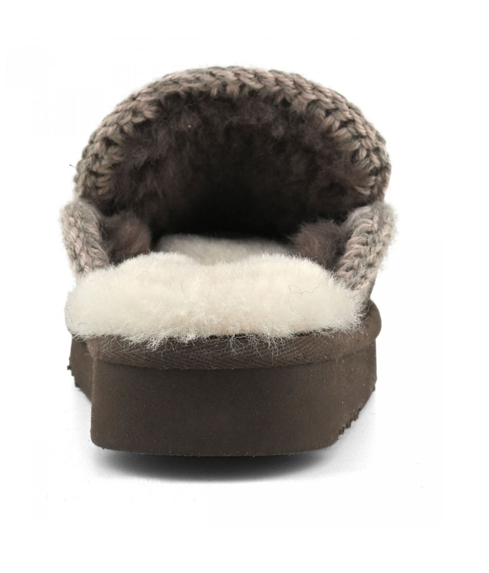 ESKIMO SLIPPER #BROWN PEPPER MOU Shoes MU.FW101125A