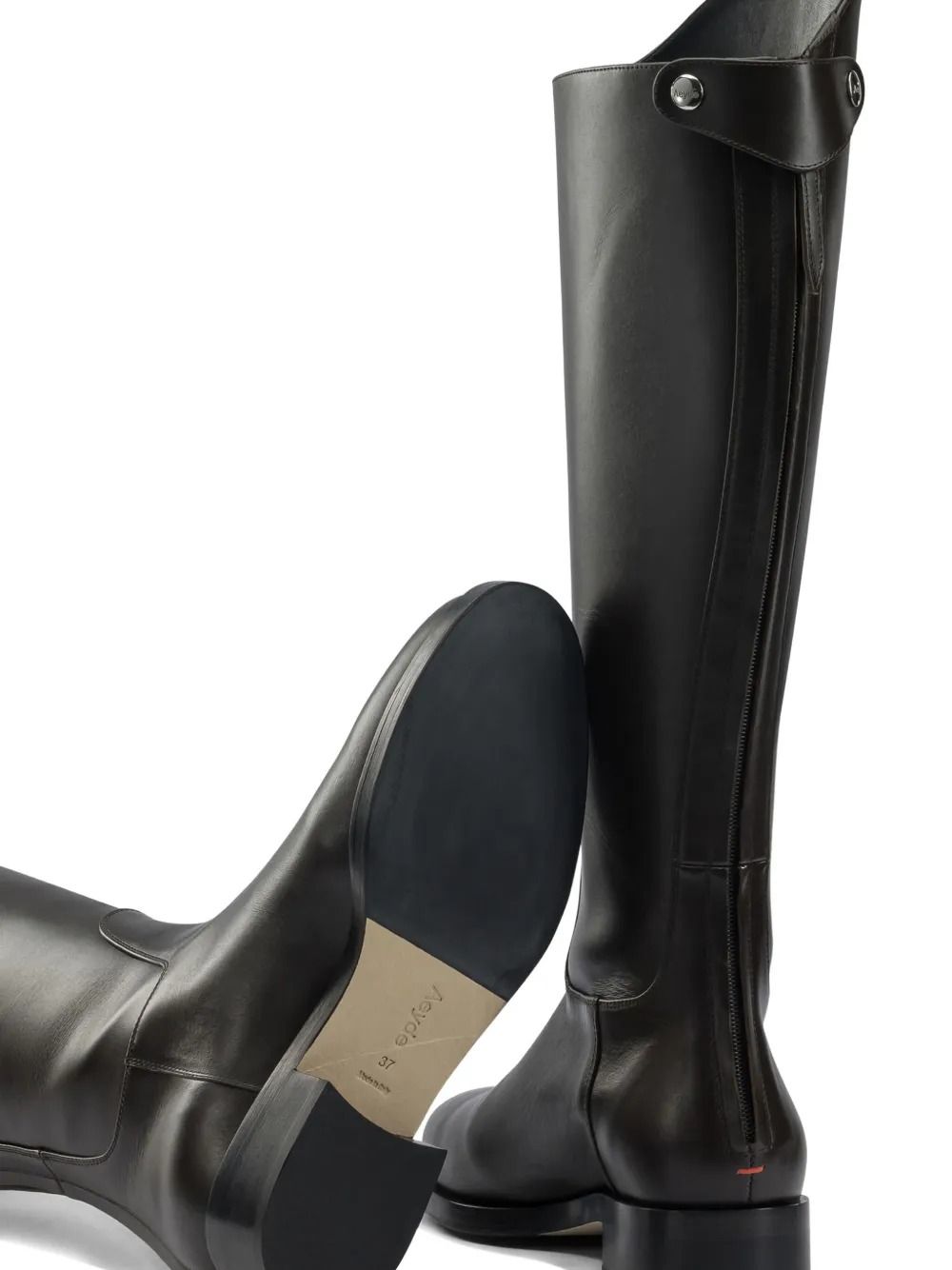 CALF LKEATHER #BLACK AEYDE Scarpe HECTOR