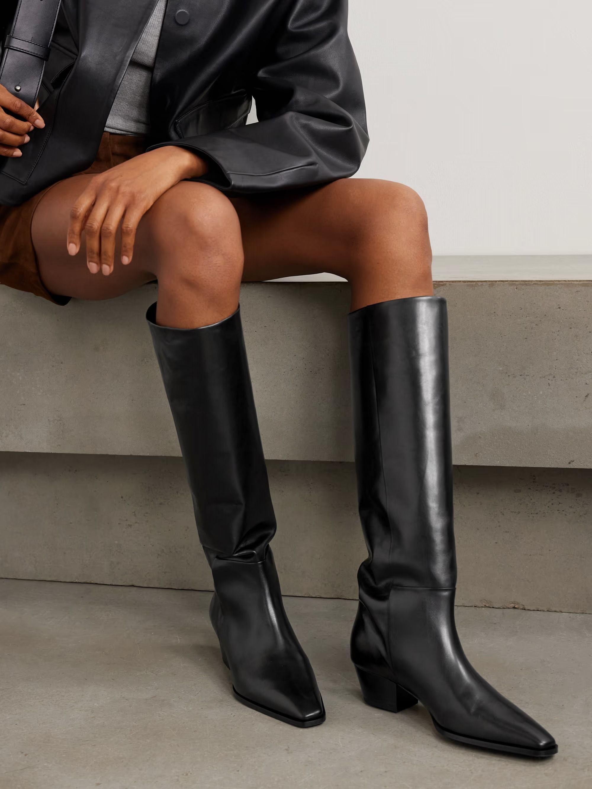 CALF LKEATHER #BLACK AEYDE Scarpe MEDEA