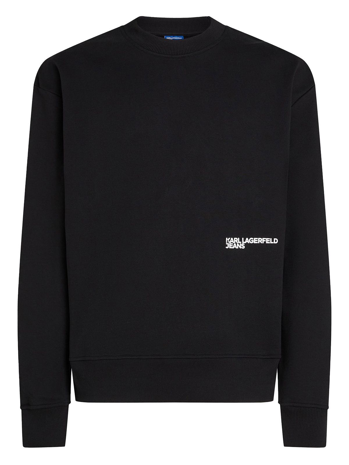 RELAXED KARLISM SWEAT BLACK #999 KARL LAGERFELD Jersey A4M20026