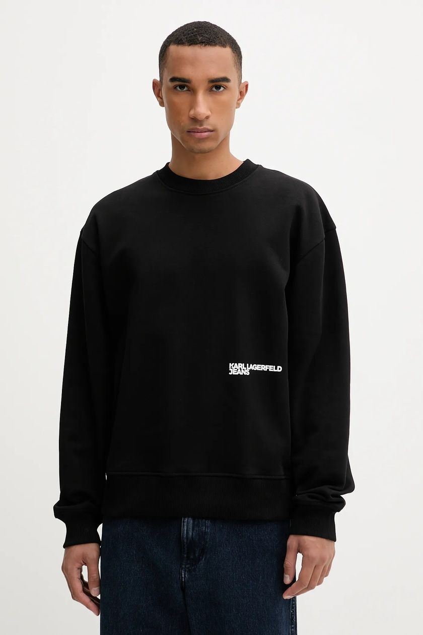 RELAXED KARLISM SWEAT BLACK #999 KARL LAGERFELD Maglieria A4M20026