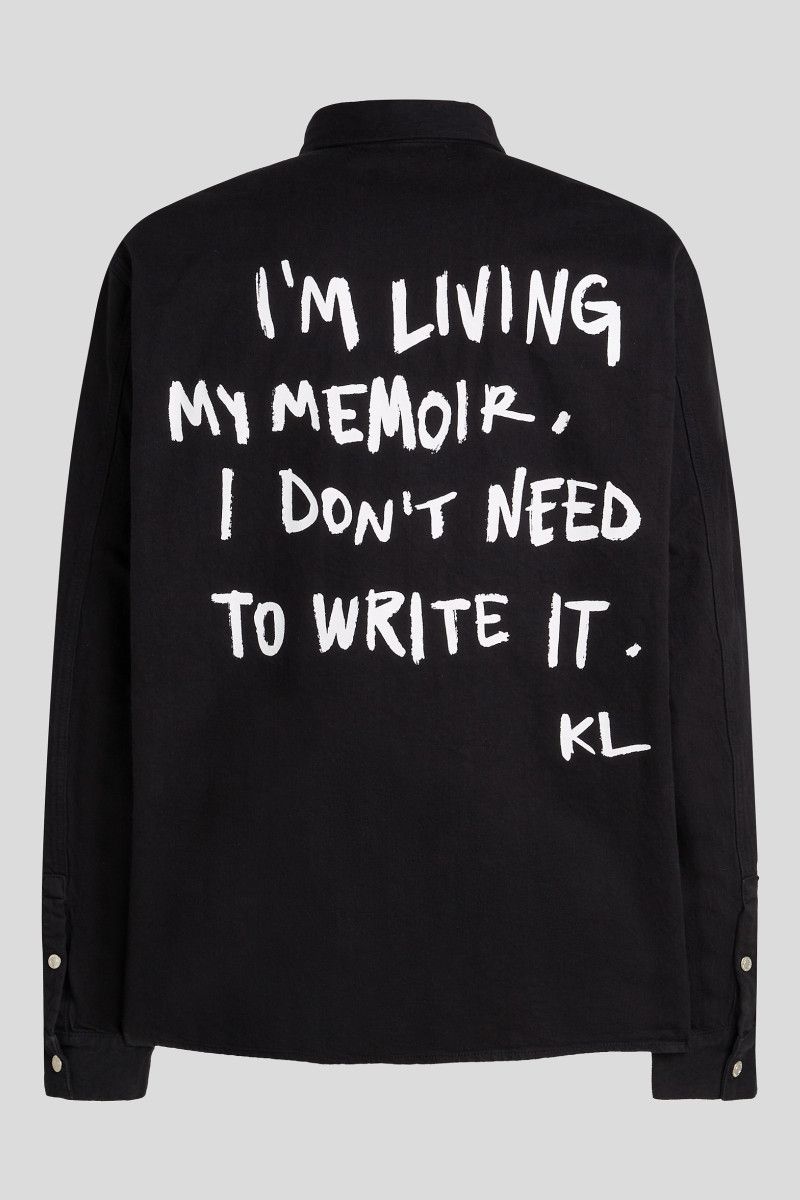 KARLISM OVERSHIRT BLACK #968 KARL LAGERFELD Shirt A4M16017