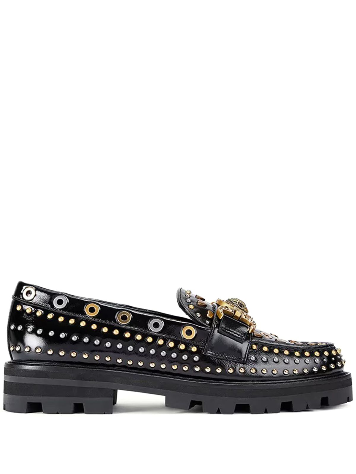 MANSION STUD LOAFER #BLACK KURT GEIGER LONDON Shoes 4737405309