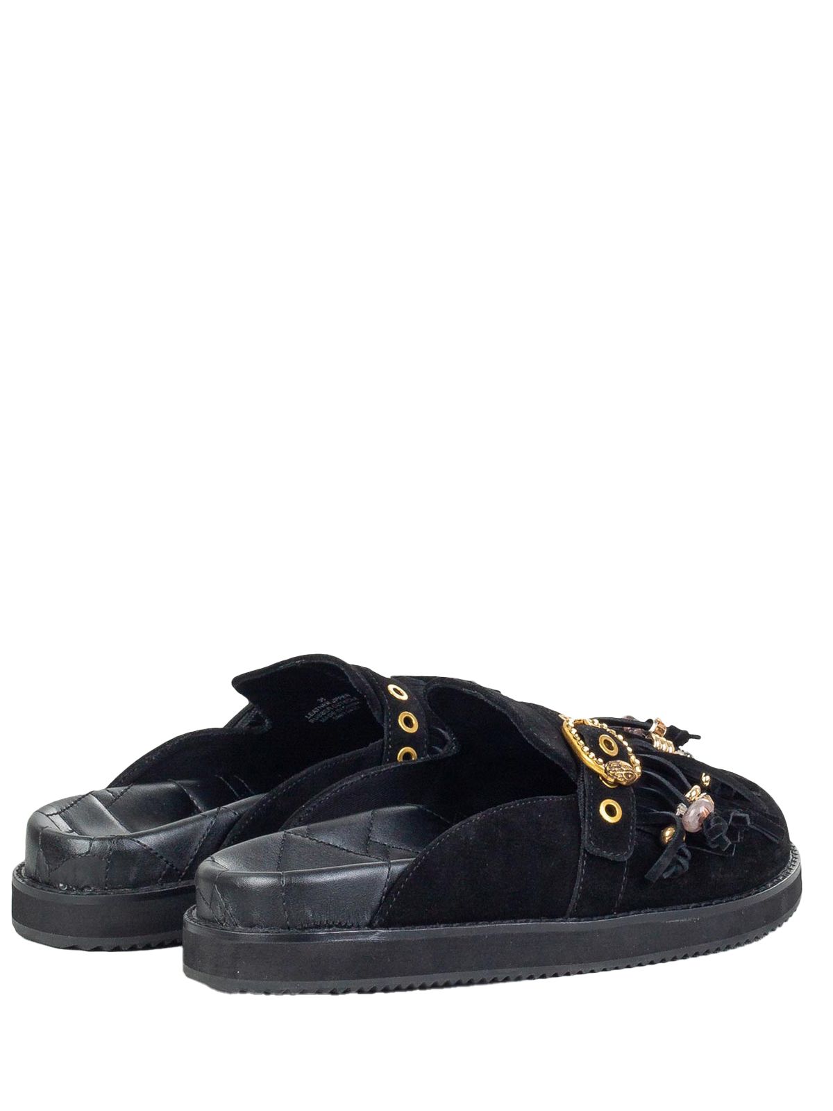 MAYFAIR FRINGE MULE #BLACK KURT GEIGER LONDON Shoes 4724300209