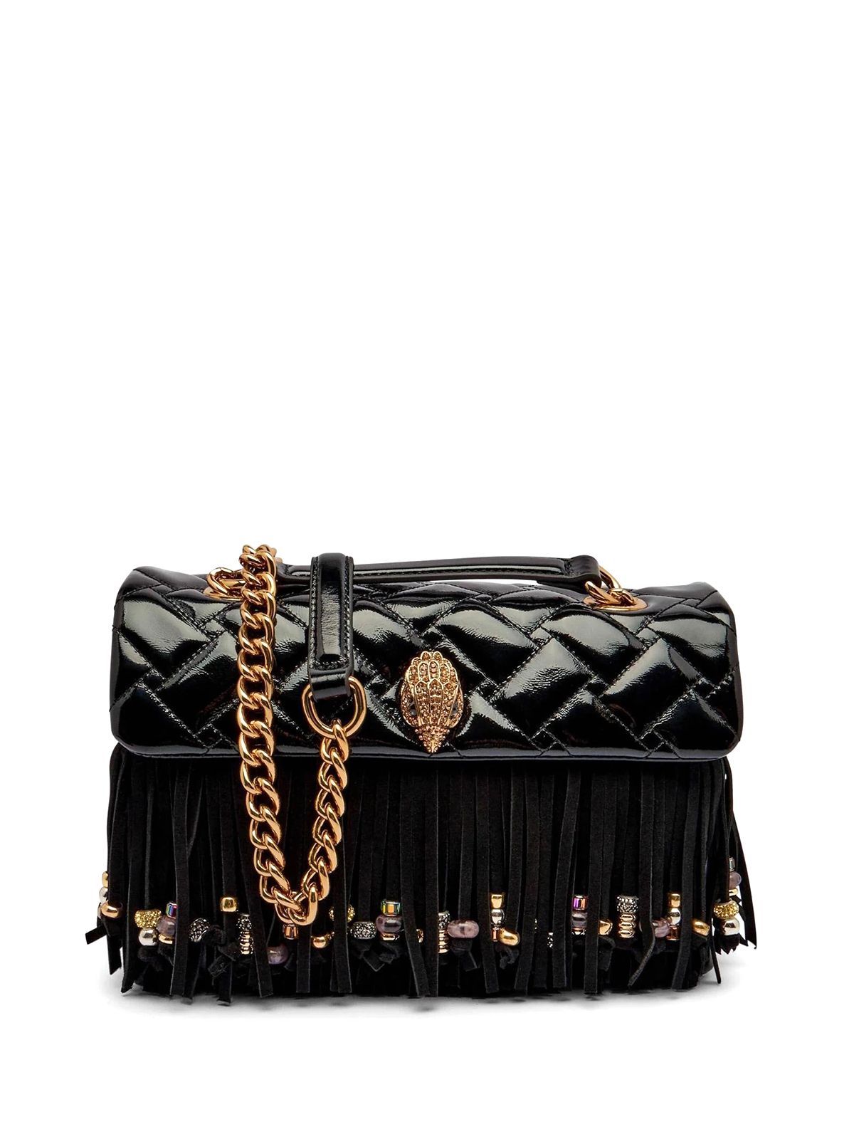 KENSINGTON FRINGE #BLACK  KURT GEIGER LONDON Bags 4701100129
